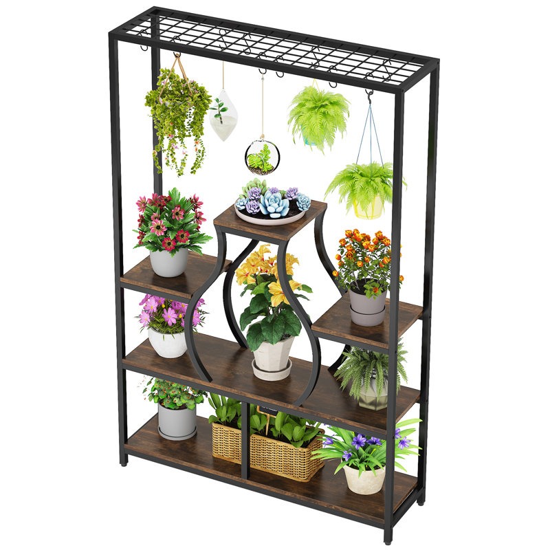 Bonsai Garden Display - Suporte Decorativo de Parede para Vasos