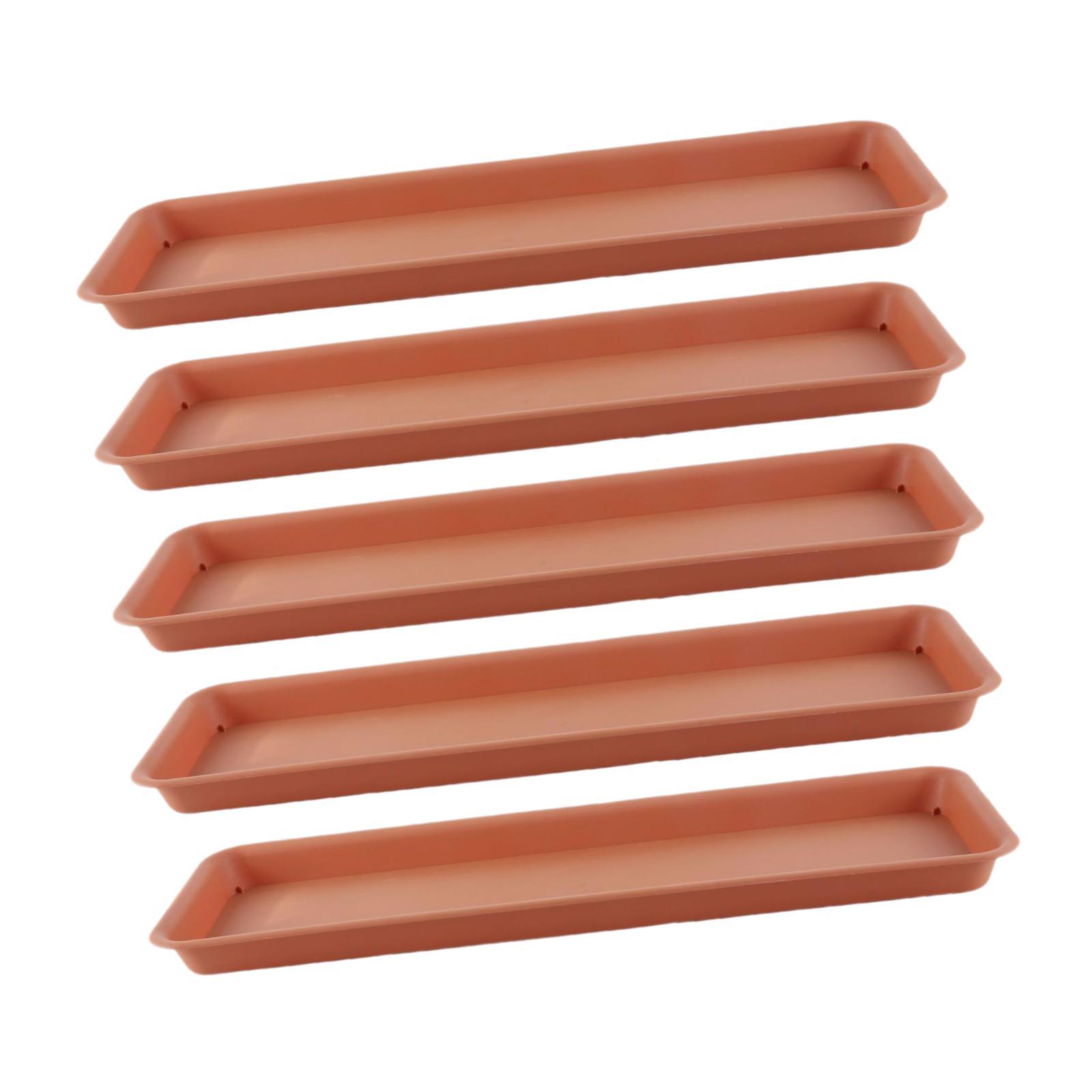 Drip Tray Saucer - Vaso Alto para Terraço, Bandeja Retangular