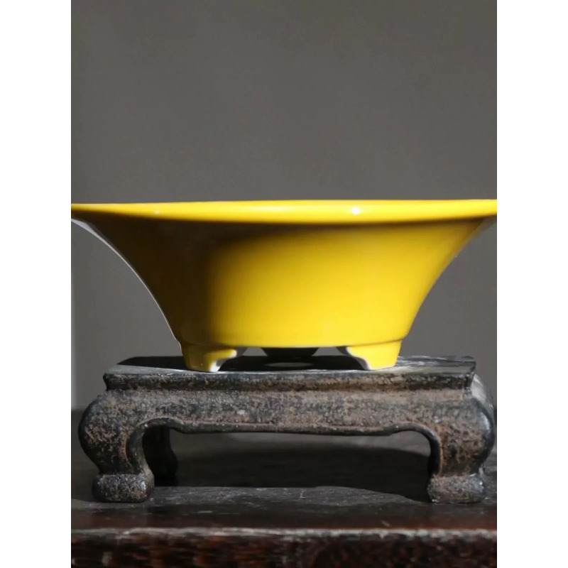 Bonsai Garden China - Vaso de Bonsai Redondo de Porcelana