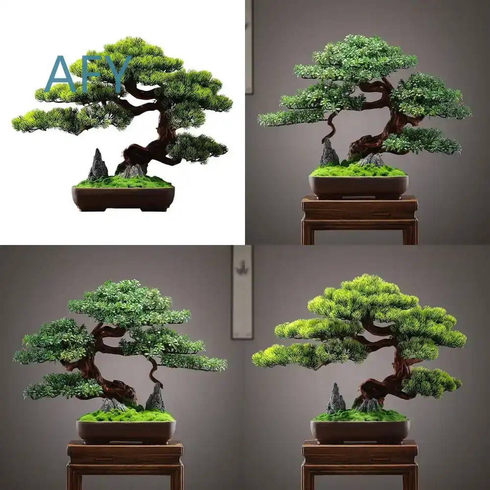 Bonsai Garden Entrance - Bonsai de Pinheiro Simulado para Decoração