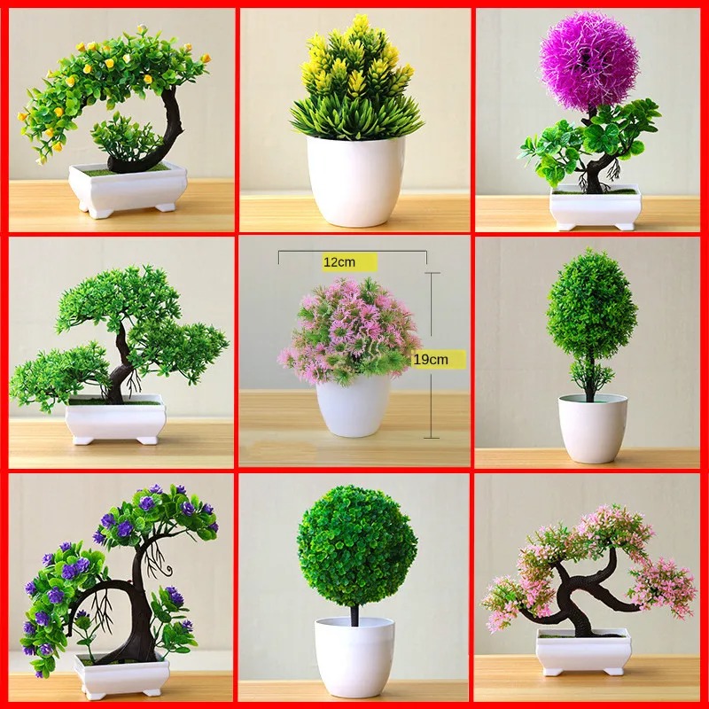 Bonsai Garden For Home - Planta Artificial Pequena em Vaso, Bonsai