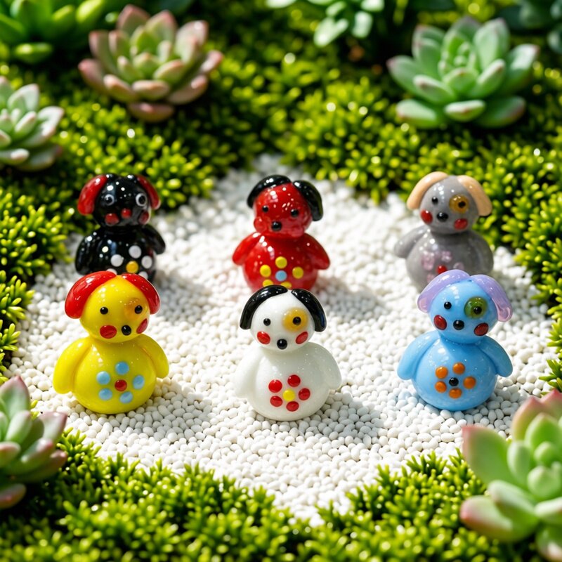 Bonsai Garden In Japan - Feito à mão Figura de Cachorro