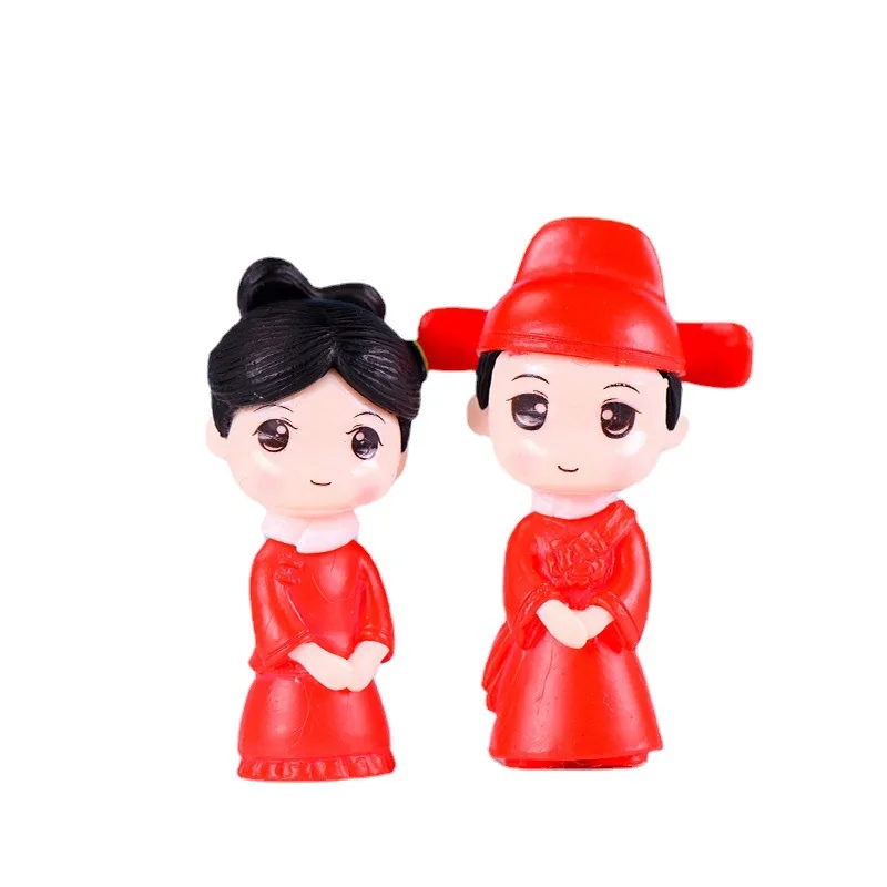 Bonsai Garden World - 2 pçs traje chinês noiva e