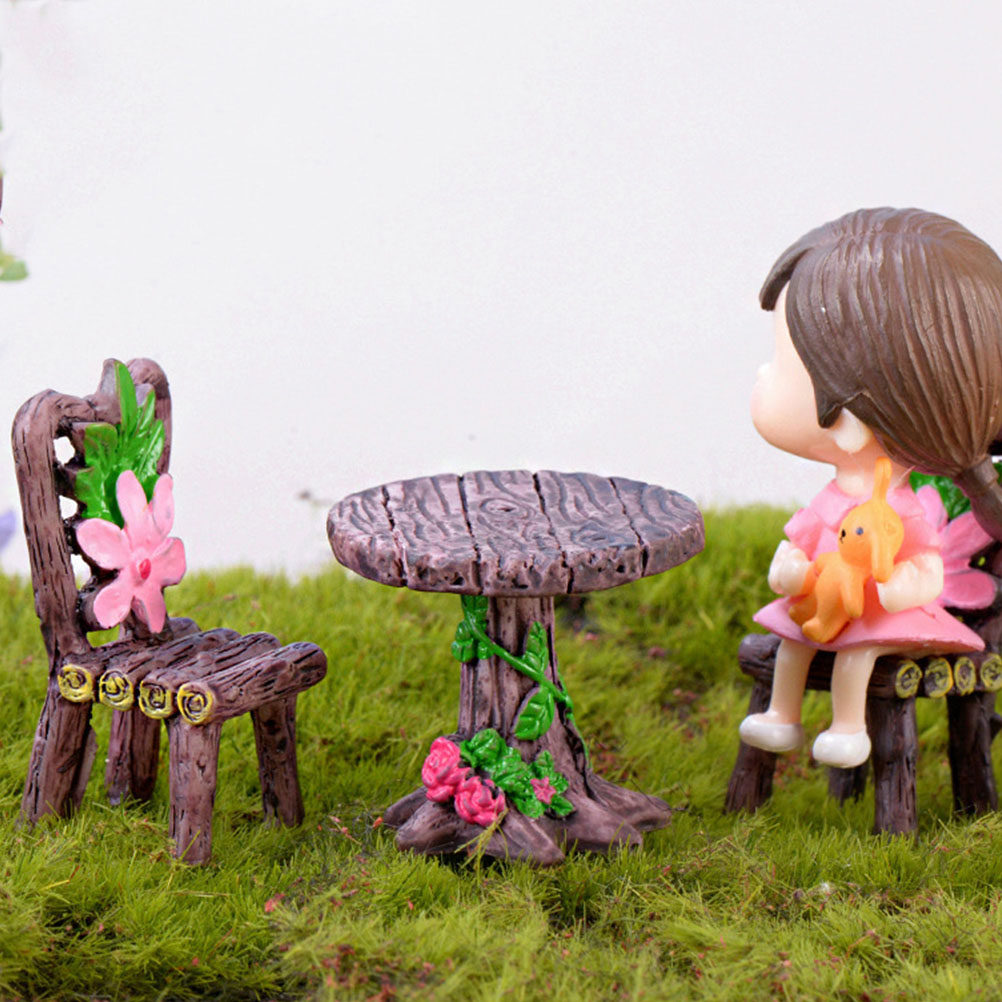 Bonsai Garden For Home - 5 Conjuntos de Mini Cadeiras e