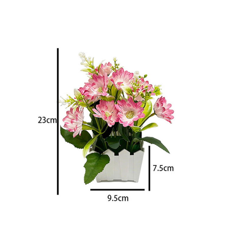 Crisântemo Artificial em Vaso  - Bonsai Garden Entrance avaliação e preço