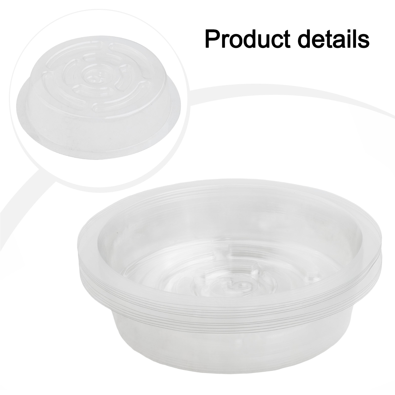 Novo prático vaso de flores ta - Drip Tray Saucer avaliação e preço