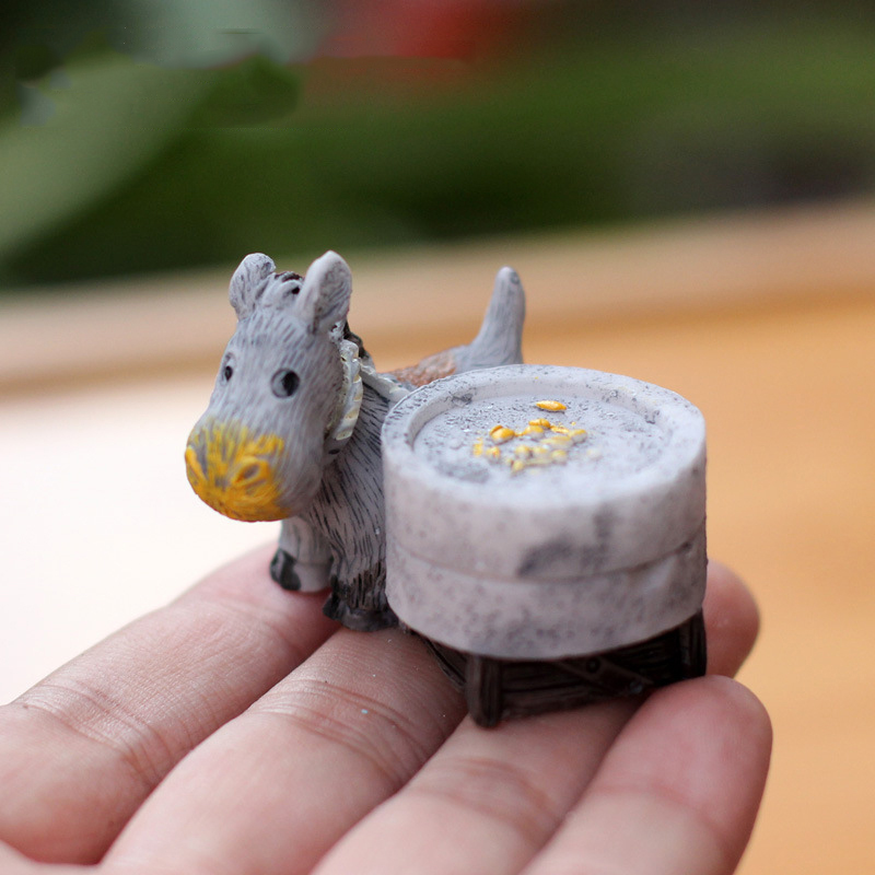 Estatuetas animais mini burro  - Bonsai Garden In Japan avaliação e preço