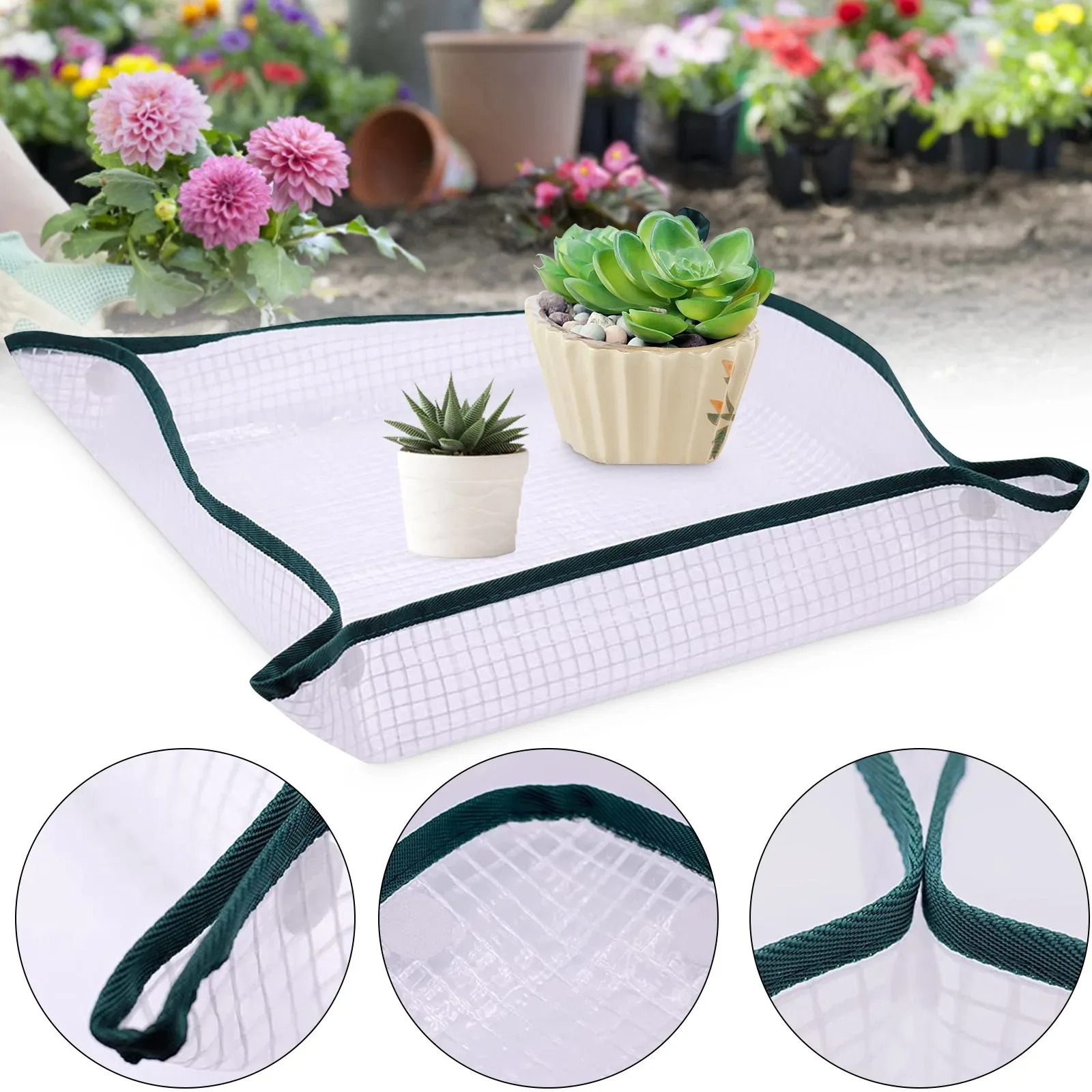 1 Peça Tapete Quadrado Imperme - Bonsai Repotting Mat avaliação e preço