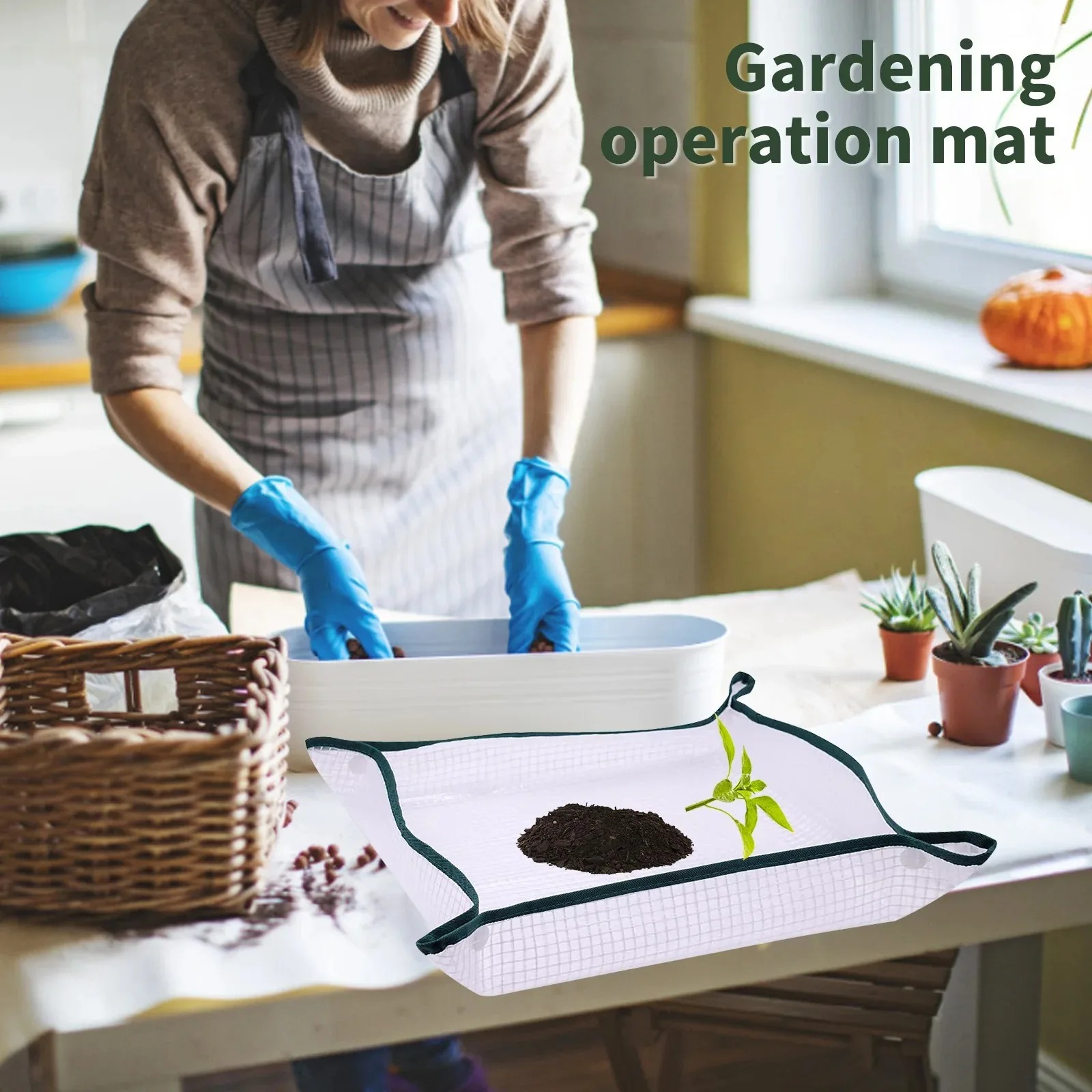 1 Peça Tapete Quadrado Imperme - Bonsai Repotting Mat avaliação e preço