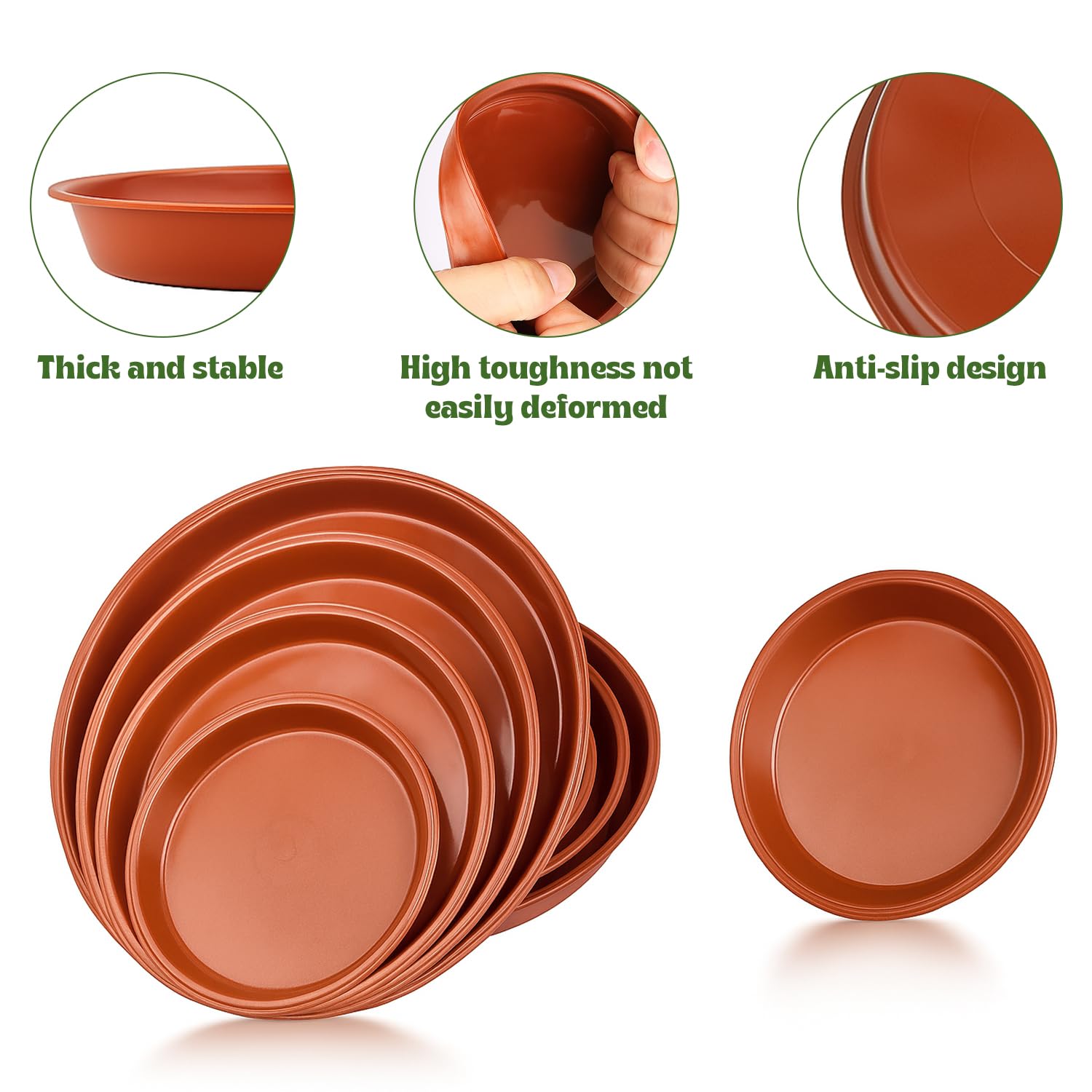 12 pires para vasos de plantas - Drip Tray Saucer avaliação e preço