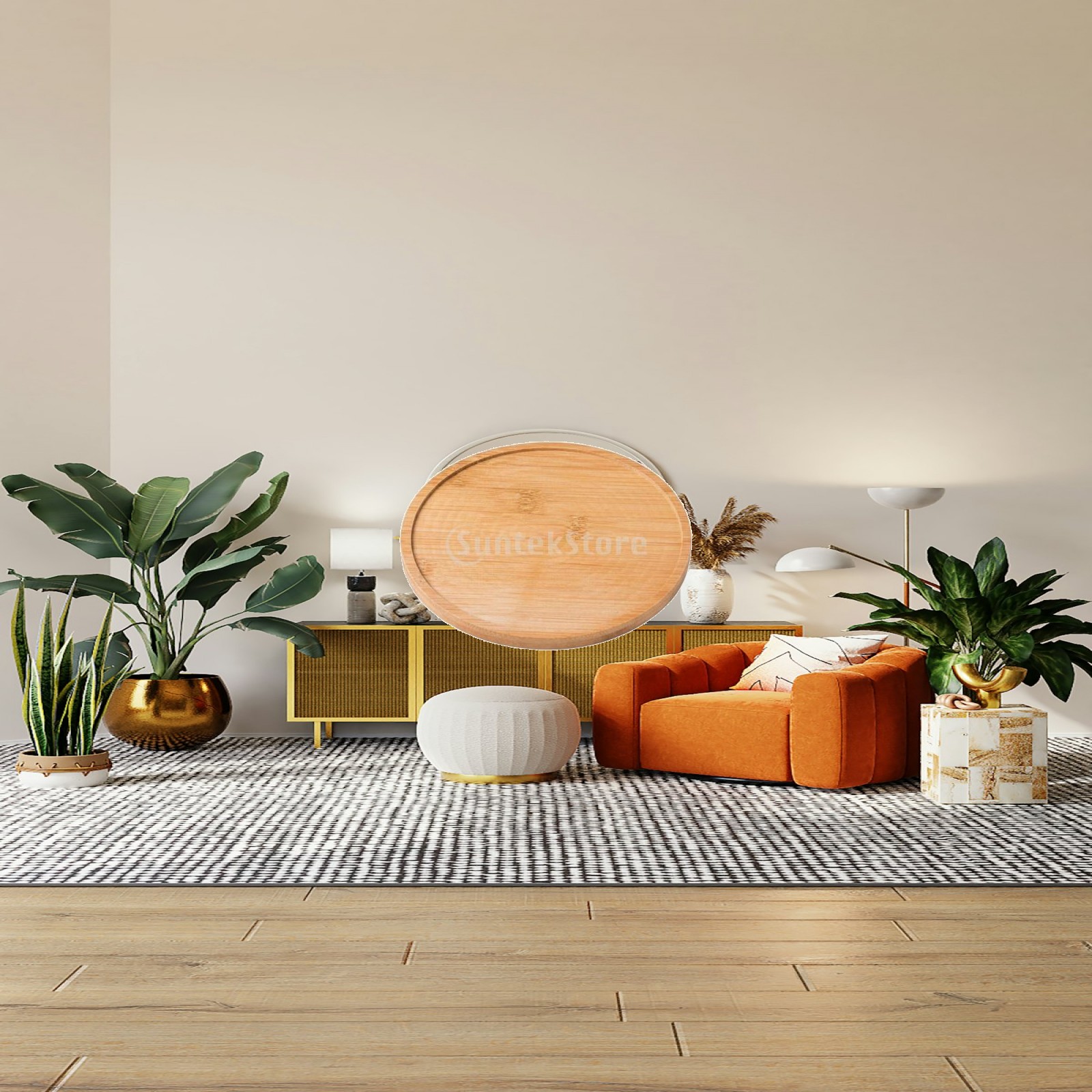 Suporte de Bambu Industrial pa - Drip Tray Saucer avaliação e preço
