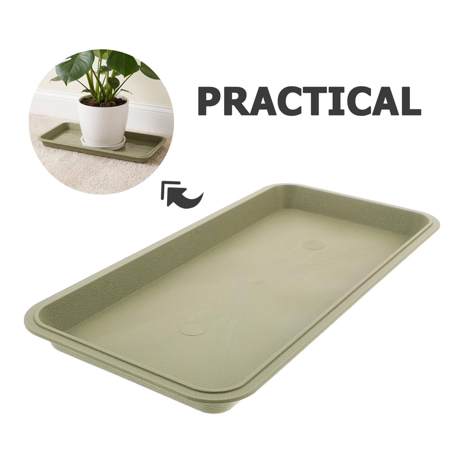 Bandeja Retangular para Planta - Drip Tray Saucer avaliação e preço