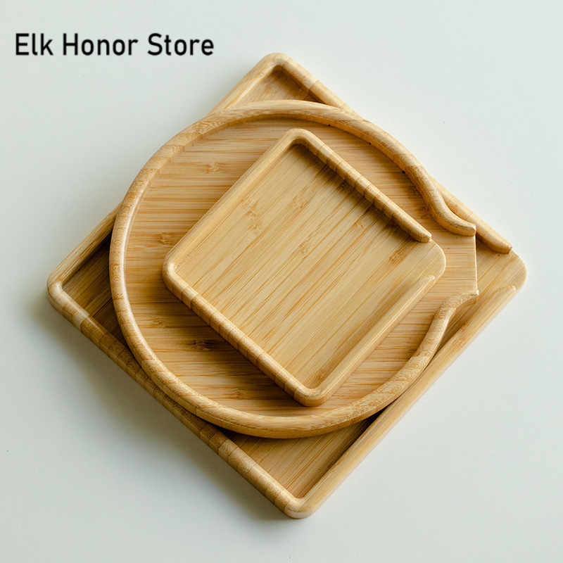 Bandeja De Comida De Bambu Chi - Bonsai Garden For Home avaliação e preço