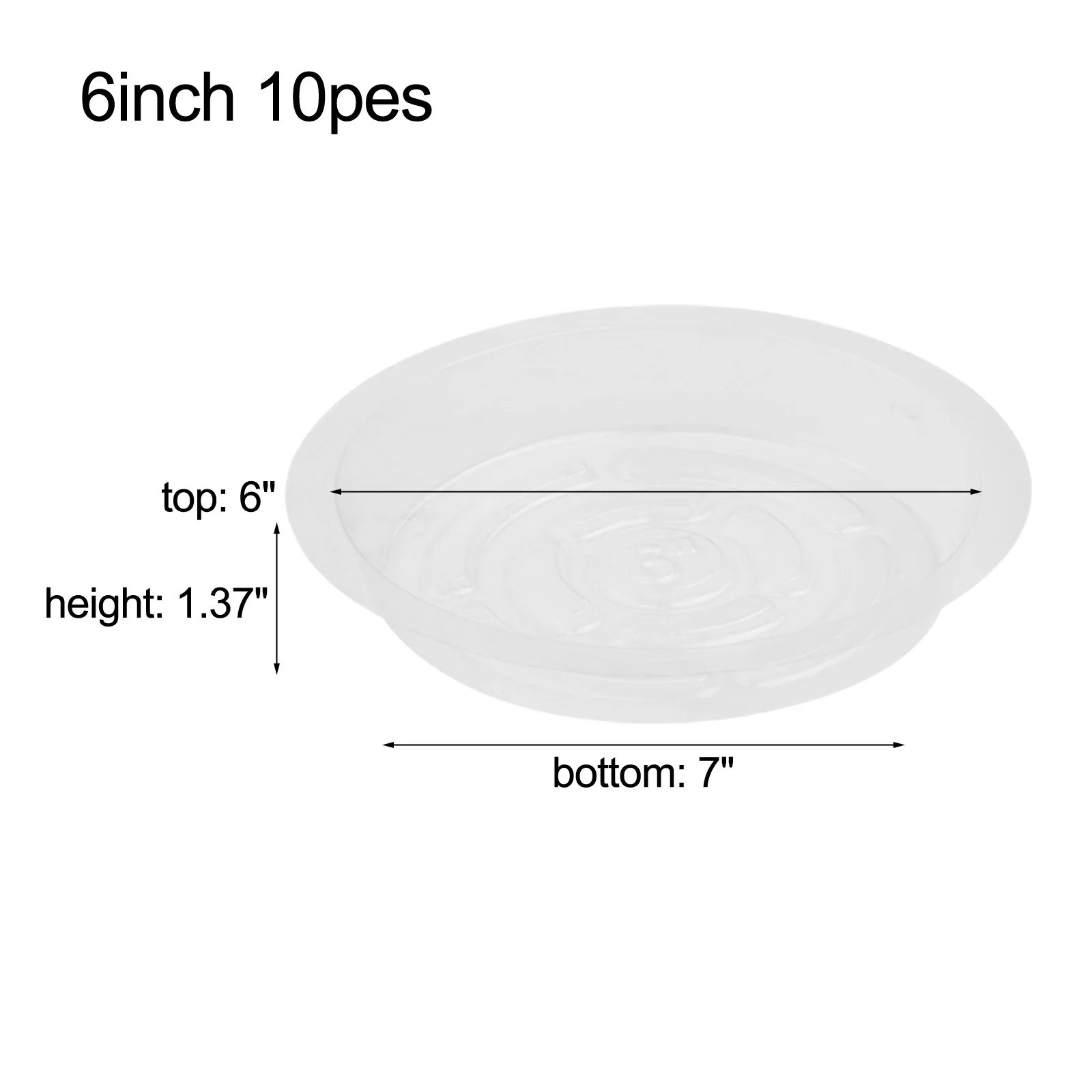 10pcs Garden Plant Saucer Drip - Drip Tray Saucer avaliação e preço