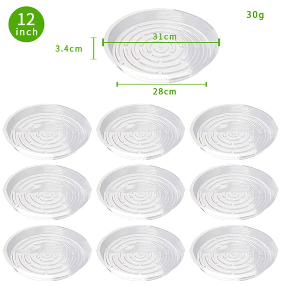 10/24 pçs pires de plantas de  - Drip Tray Saucer avaliação e preço