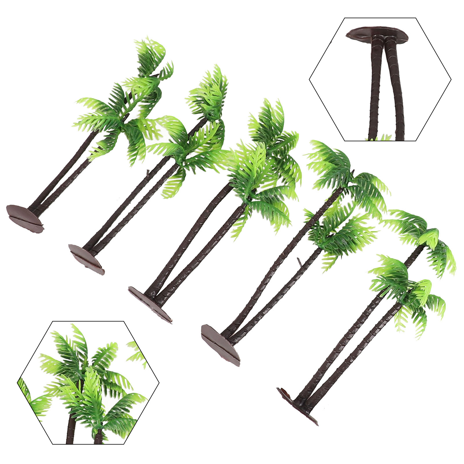 5 Peças de Palmeiras de Coco I - Bonsai Garden Layout avaliação e preço