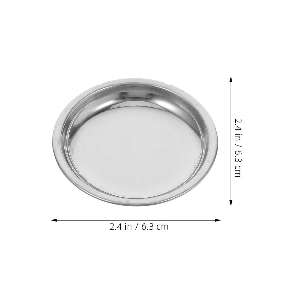 12 Peças Bandeja de Aço Inoxid - Drip Tray Saucer avaliação e preço