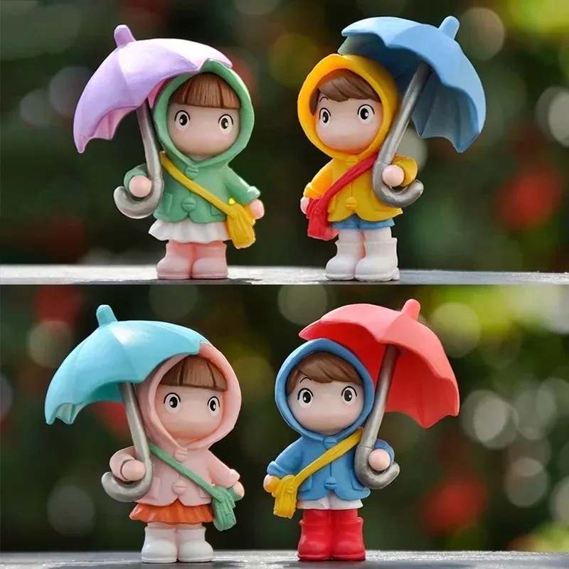 Mini Figuras Fofas, Menina com - Bonsai Garden China avaliação e preço