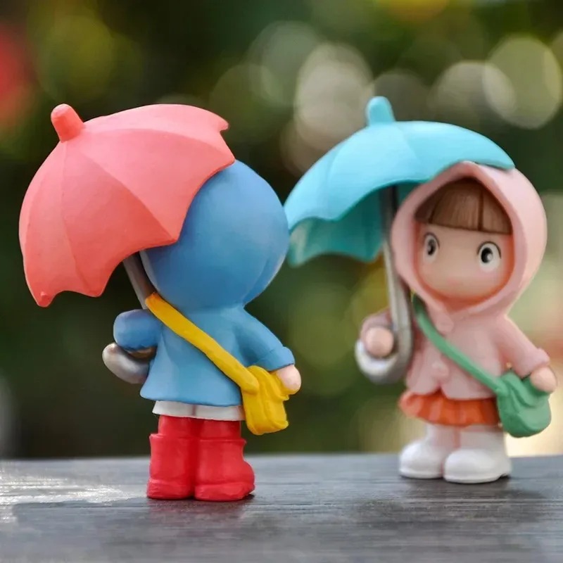Mini Figuras Fofas, Menina com - Bonsai Garden China avaliação e preço
