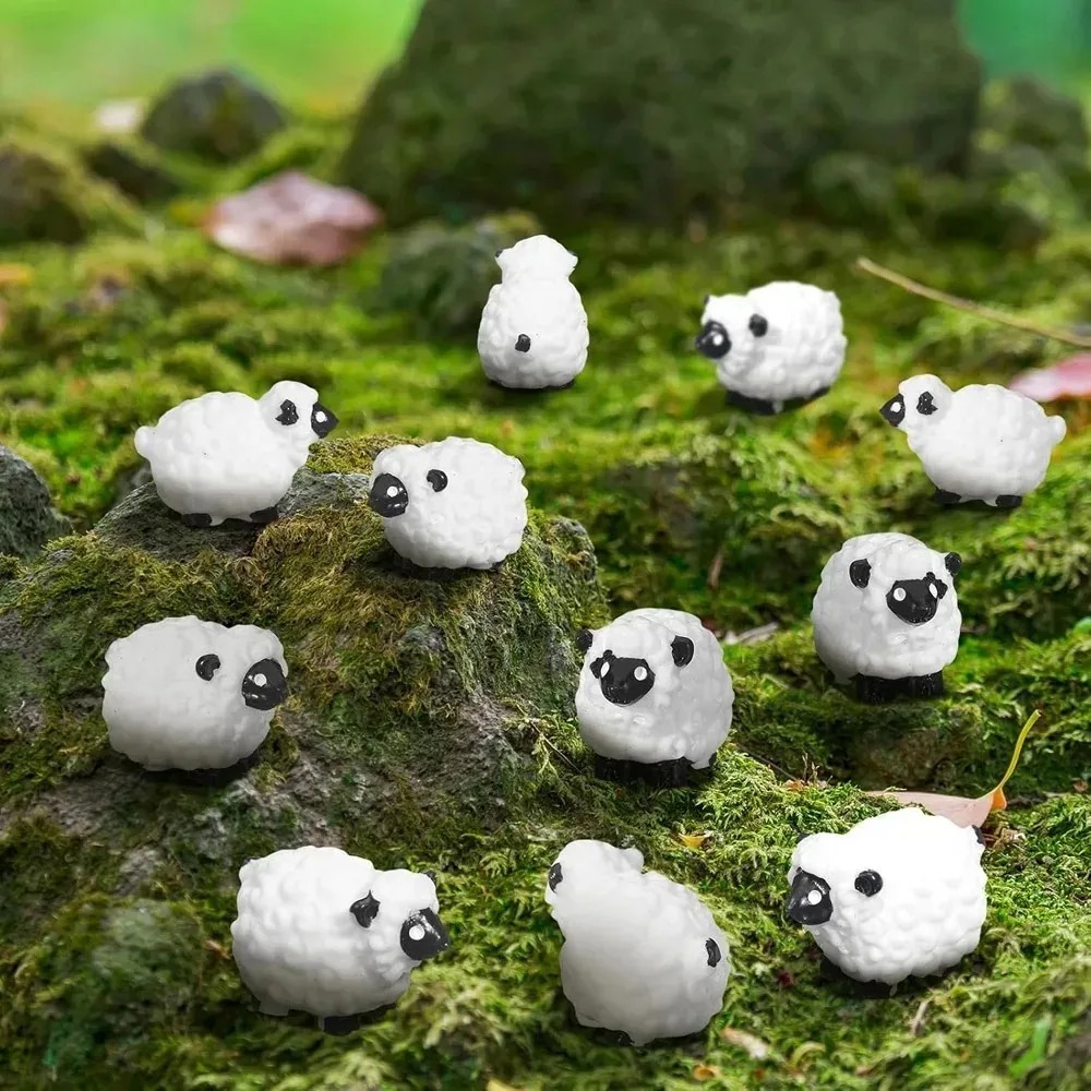 10 Peças de Figuras de Ovelhas - Bonsai Garden China avaliação e preço