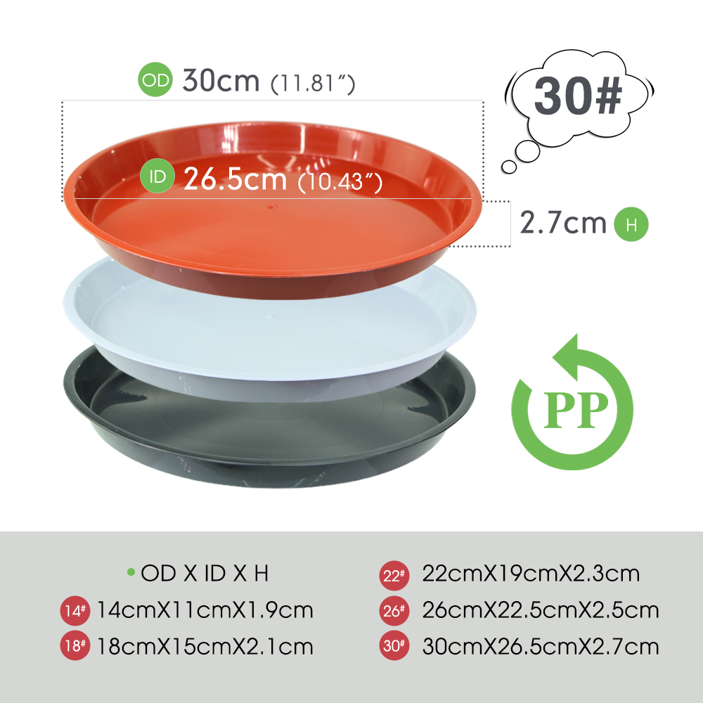 Pires de plantas de plástico d - Drip Tray Saucer avaliação e preço