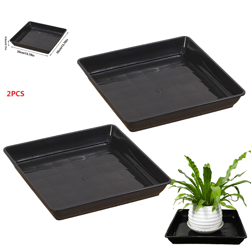 2 pçs vaso de flores base engr - Drip Tray Saucer avaliação e preço