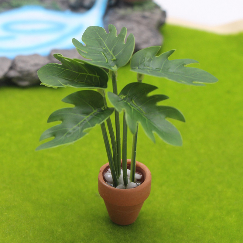 Miniatura de Planta Verde em V - Bonsai Garden Layout avaliação e preço