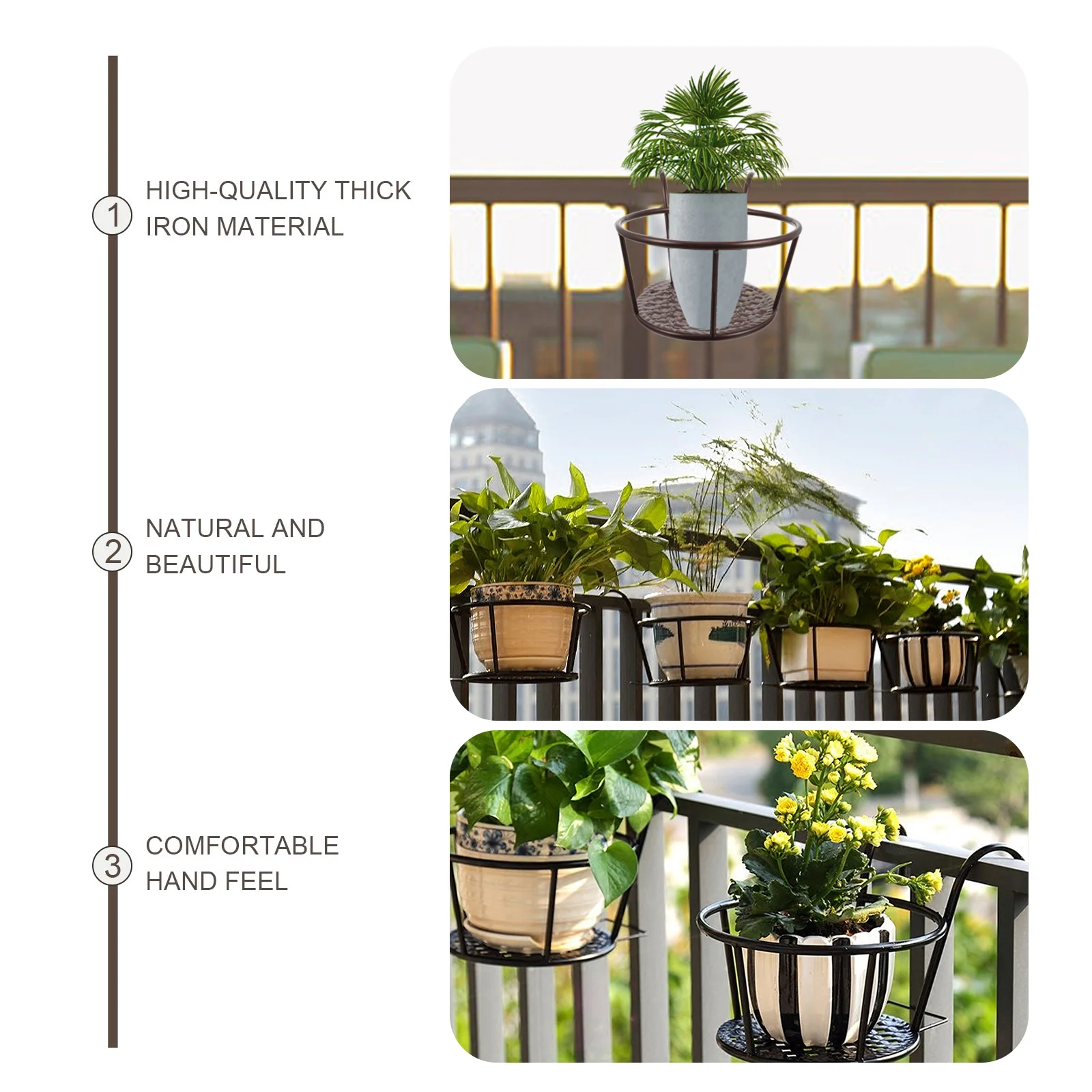 2 pçs ferro vaso de flores sup - Bonsai Garden China avaliação e preço
