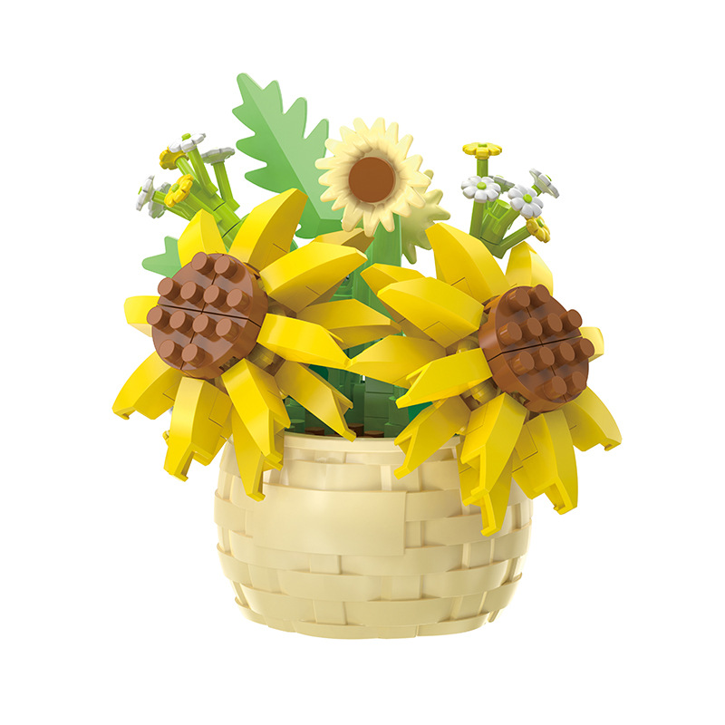 DIY MOC Plantas em Vaso: Rosa, - Bonsai Garden Lego Set avaliação e preço