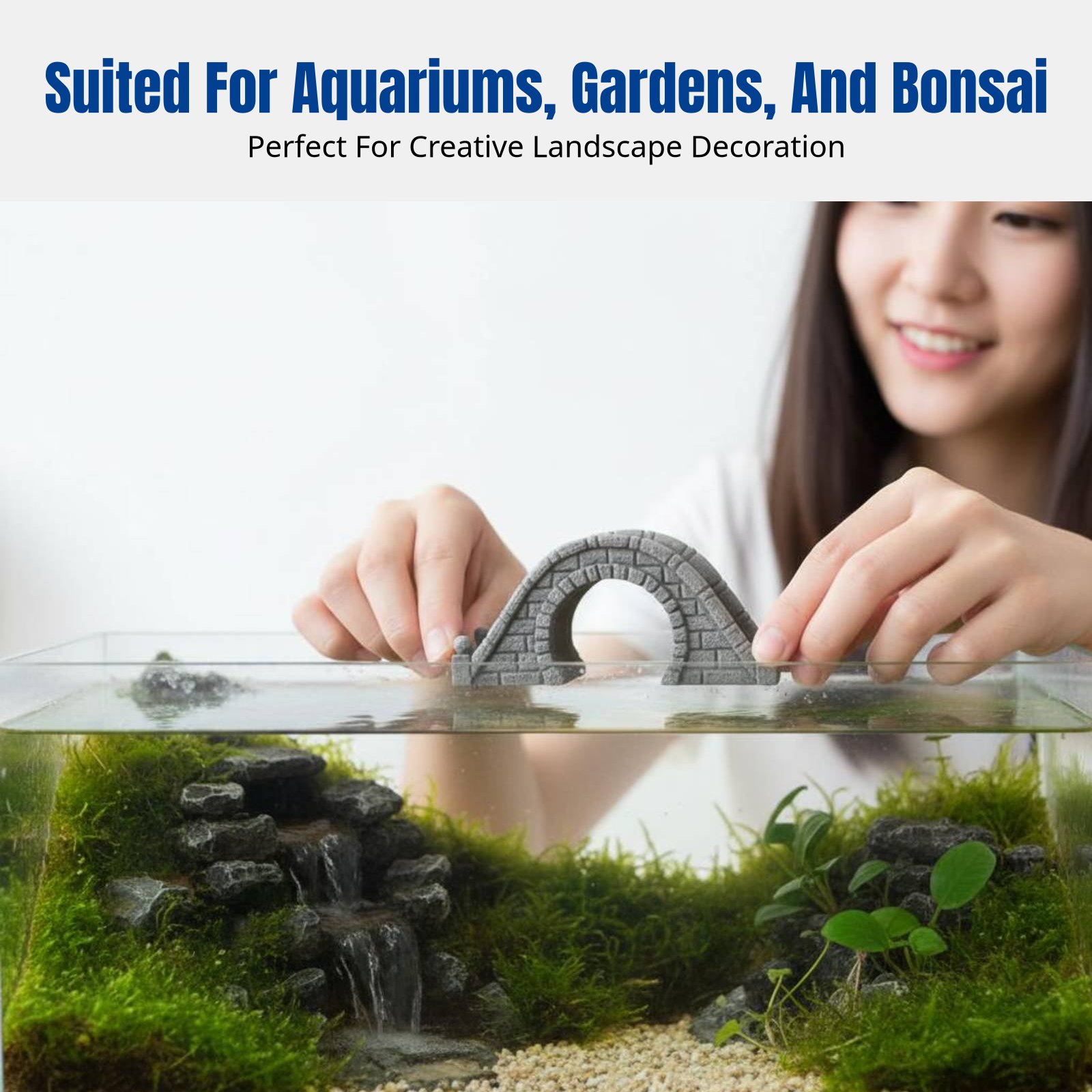 Mini Ponte de Resina para Deco - Bonsai Garden China avaliação e preço