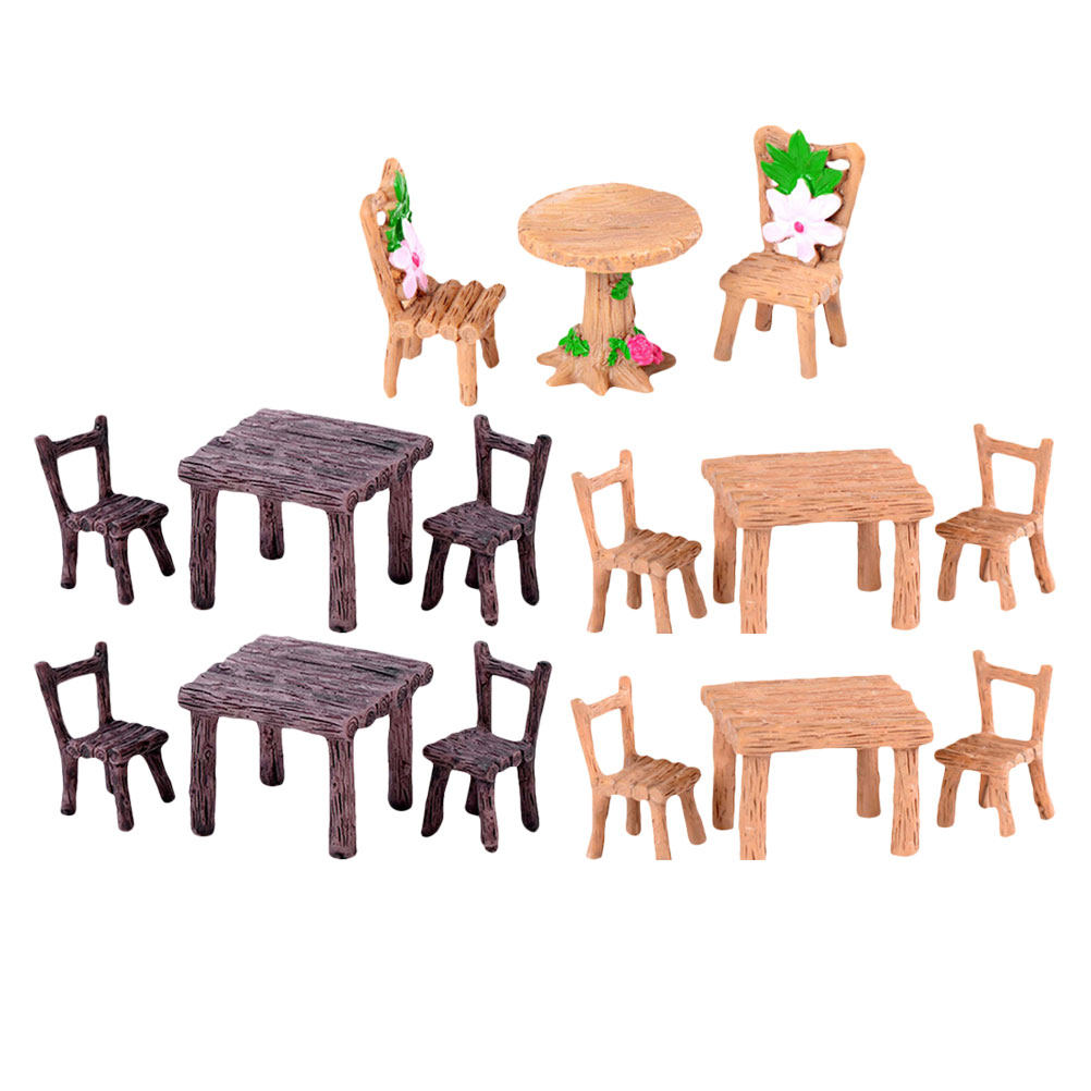 5 Conjuntos de Mini Cadeiras e - Bonsai Garden For Home avaliação e preço