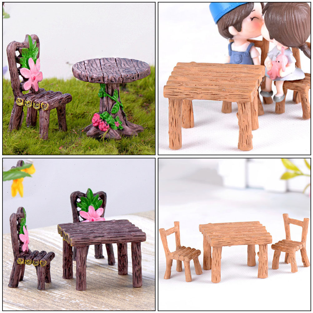 5 Conjuntos de Mini Cadeiras e - Bonsai Garden For Home avaliação e preço