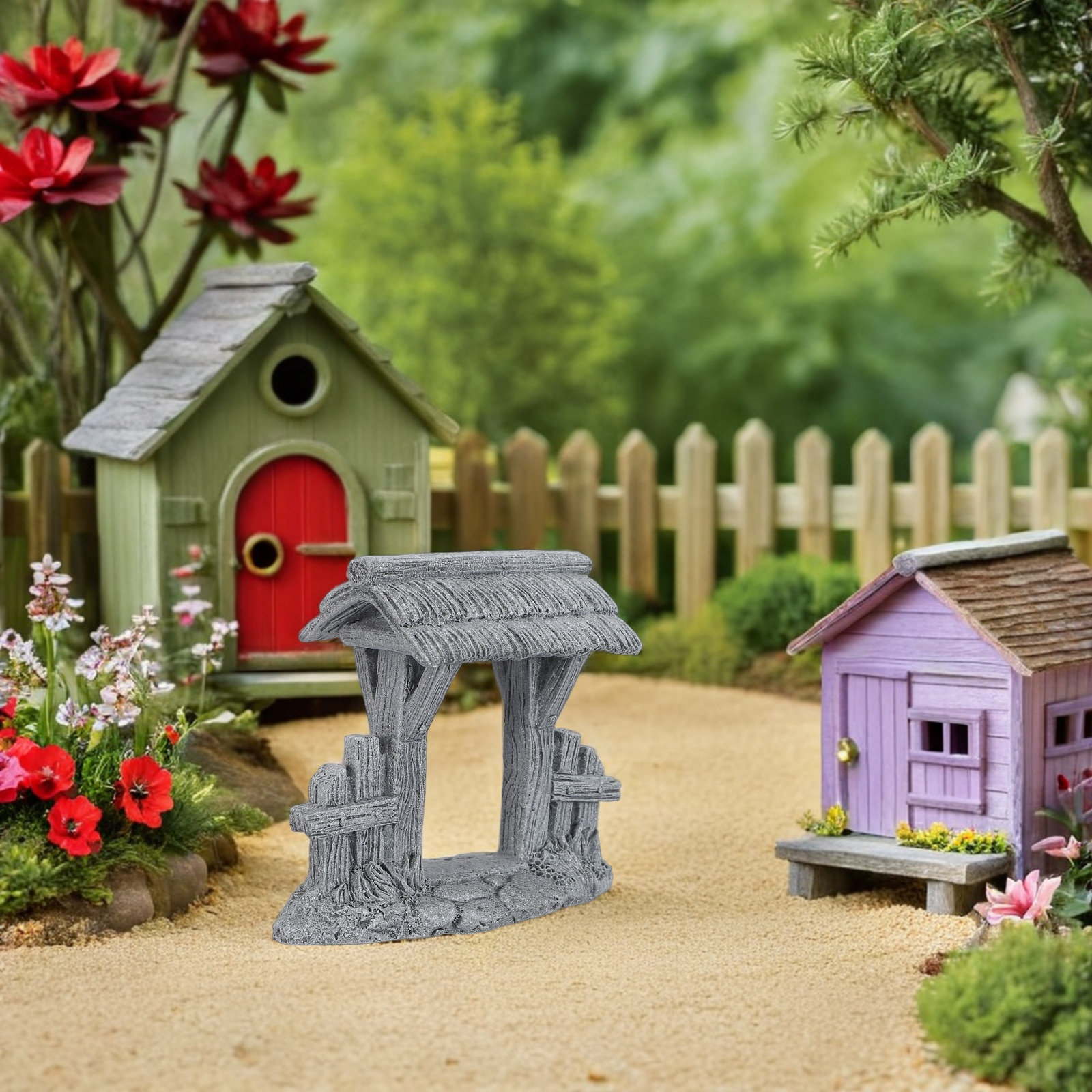 Mini Portão Chinês Decorativo: - Bonsai Garden Entrance avaliação e preço